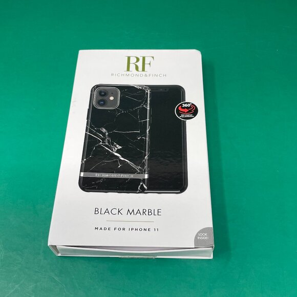 Coque Richmond & Finch IPhone Xs Max – Black Marble – Luxe Et Protection